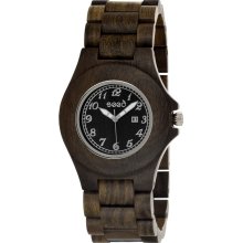 SEED Womens Xylem Wood Watch - Wood Bracelet - Dark Dial - SEDSETO02
