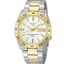 Seiko 5 Mens 2 Tone Automatic Day/date Watch Snke04k1