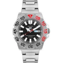 Seiko 5 Stainless Steel Automatic Black Dial