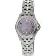 Seiko Dress Pink Mother of Pearl Dial Stainless Steel Ladies Watch SXDB87