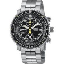 Seiko Flight Computer Alarm Chronograph SNA411 ...