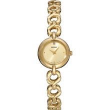 Seiko Gold-Tone Diamond Ladies Watch SUJE72