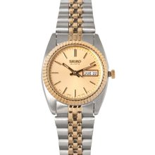 Seiko Ladies' Rolex-Style Watch - Two-Tone Gold Dial - SWZ056