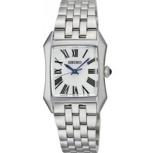 Seiko Ladies Stainless Steel Case and Bracelet Silver Dial Roman Numerals SXGP21