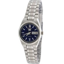 Seiko Ladies Stainless Steel Seiko 5 Automatic Blue Dial SYM605