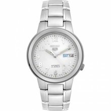 Seiko Men's 5 Automatic SNKE13K Silver Stainless-Steel Quartz Wat ...