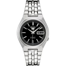 Seiko Men's Automatic Black Dial Stainless Steel ...