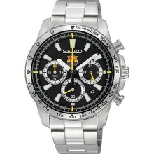 Seiko Men's Barcelona Chronograph 100m Watch Ssb073p1 Warranty,box, Rrp:Â£230