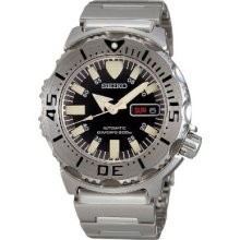 Seiko Men's Divers Automatic Watch Black Monster SKX779