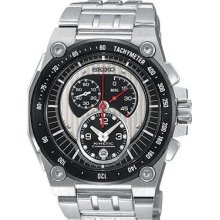 Seiko Mens Kinetic Chronograph Stainless SNL053