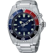 Seiko Men's Kinetic Dive Watch Blue Dial SKA369