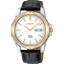 Seiko Men's Two-Tone Solar Watch
