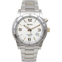 Seiko Men's White Dial Watch SKA503P1