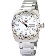 Seiko Series 5 Automatic Stainless Steel Mens Watch SRP163K1 ...