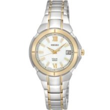 Seiko Silver/Gold ladies 100M Two Tone Watch