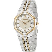 Seiko SNE170 Mens Two Tone Sta