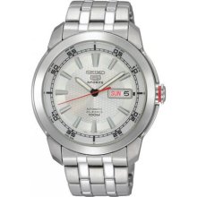 Seiko SNZH61 Stainless Steel Seiko 5 Sports Automatic Silver Dial
