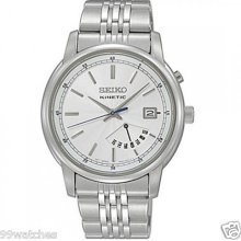 Seiko Srn027p1,men's Watch Kinetic,stainless Steel,100m Wr,srn027