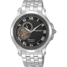 Seiko SSA023 Stainless Steel Premier Automatic Black