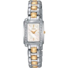 Seiko Two-Tone Diamond Ladies Watch SUJF41