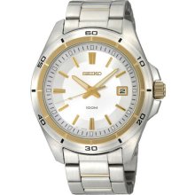 Seiko Two-Tone Mens Watch SGEE90P1
