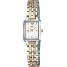 Seiko Watch, Womens Two-Tone Stainless Steel Bracelet 24mm SXGL59