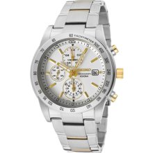 Seiko Watches Men's White Dial Stainless Steel Stainless Steel White D