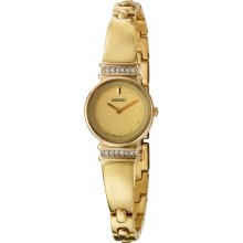 Seiko Women's 'Dress' Stainless and Yellow Goldplated Steel Quartz Watch