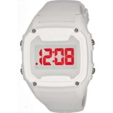 Shark Gents White Digital Dial Rubber Strap 101186 Watch