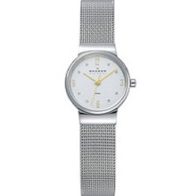 Skagen 3-Hand with Glitz Steel Mesh Women's watch #355XSGSC