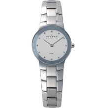 Skagen 430ssxd Stainless Steel White Dial Ladies Watch