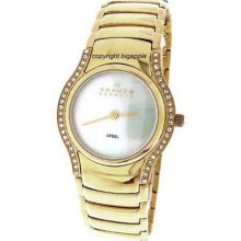 Skagen Crystal Mother Of Pearl Ladies Watch N256SGXGD