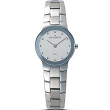 Skagen Silver Links with Glitz Watch, 25.5 mm