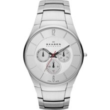 Skagen Silver Tone Link Watch Silver - Skagen Watches