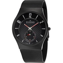 Skagen Titanium Black Mens Watch 805XLTBB