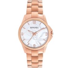 Sperry Top-Sider Watch, Womens Kinney Rose Gold Ion-Plated Stainless S