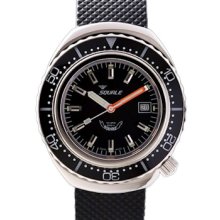 Squale Professional 2002 Automatic Black Bezel Dive Watch
