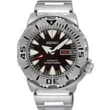 SRP307K1 - 2013 Seiko Automatic 4R36 Black Monster Professional Divers 200m Watch