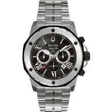 Stainless Steel Marine Star 44mm Chronograph Wrist Watch