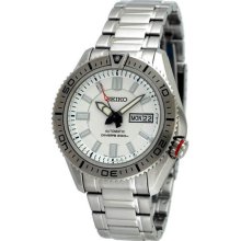 Stainless Steel Superior Diver Automatic White Dial