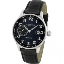 Stuhrling Original 148.33151 Lineage Stainless Steel Case with Black Dial and Black Sub-Dial