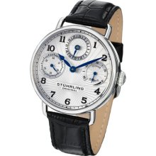 Stuhrling Original 467 33152 Eternity Coronate Mechanical Leather Mens Watch