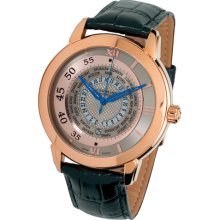 Stuhrling Original Men's World Traveler Swiss Quartz Watch 118B.334534
