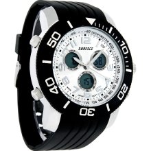 Surface Mens Black & White Formula Multi-Function Digital Watch 32182