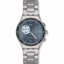 Swatch Blue Wink Mens Watch YCS556G