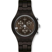 Swatch Full-Blooded Smokey Brown Mens Watch SVCC4000AG