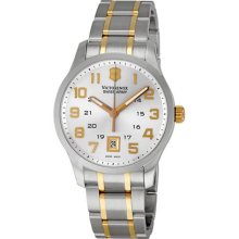 Swiss Army Mens Alliance Silver Dial Stainless and 241324
