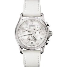 Swiss Army Women's 'Chrono Classic' White Mother of Pearl Dial (White)