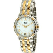 Swiss Edition Men's Two-tone Round Dress Watch (Round Dress Watch with a White Dial)