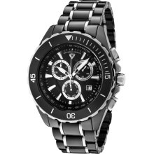 Swiss Legend Men's 'Identity' Black Ceramic/Stainless Steel Watch